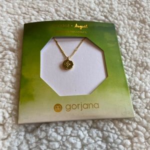 Gorjana Power Birthstone August Peridot Necklace
